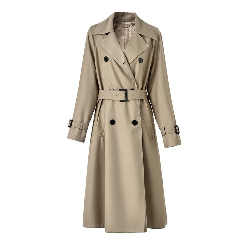 Trench Autumn And Winter Women's Mid-length High-grade Sense Petite Coats