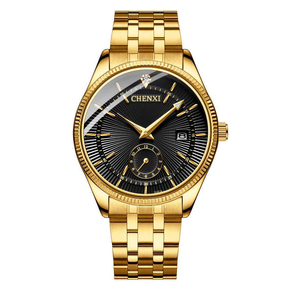 Couple quartz watch steel band watch