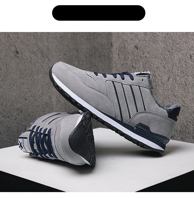 Men's Tide Plus Velvet Mesh Breathable Travel Running Shoes