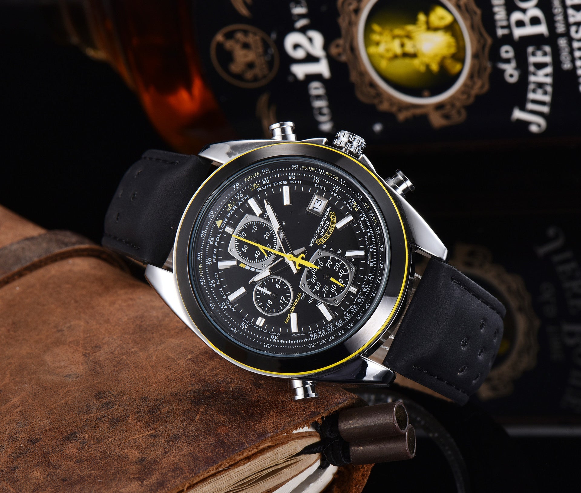 1 Foreign Trade Wis Products Men's 6-Pin Belt Quartz Watch