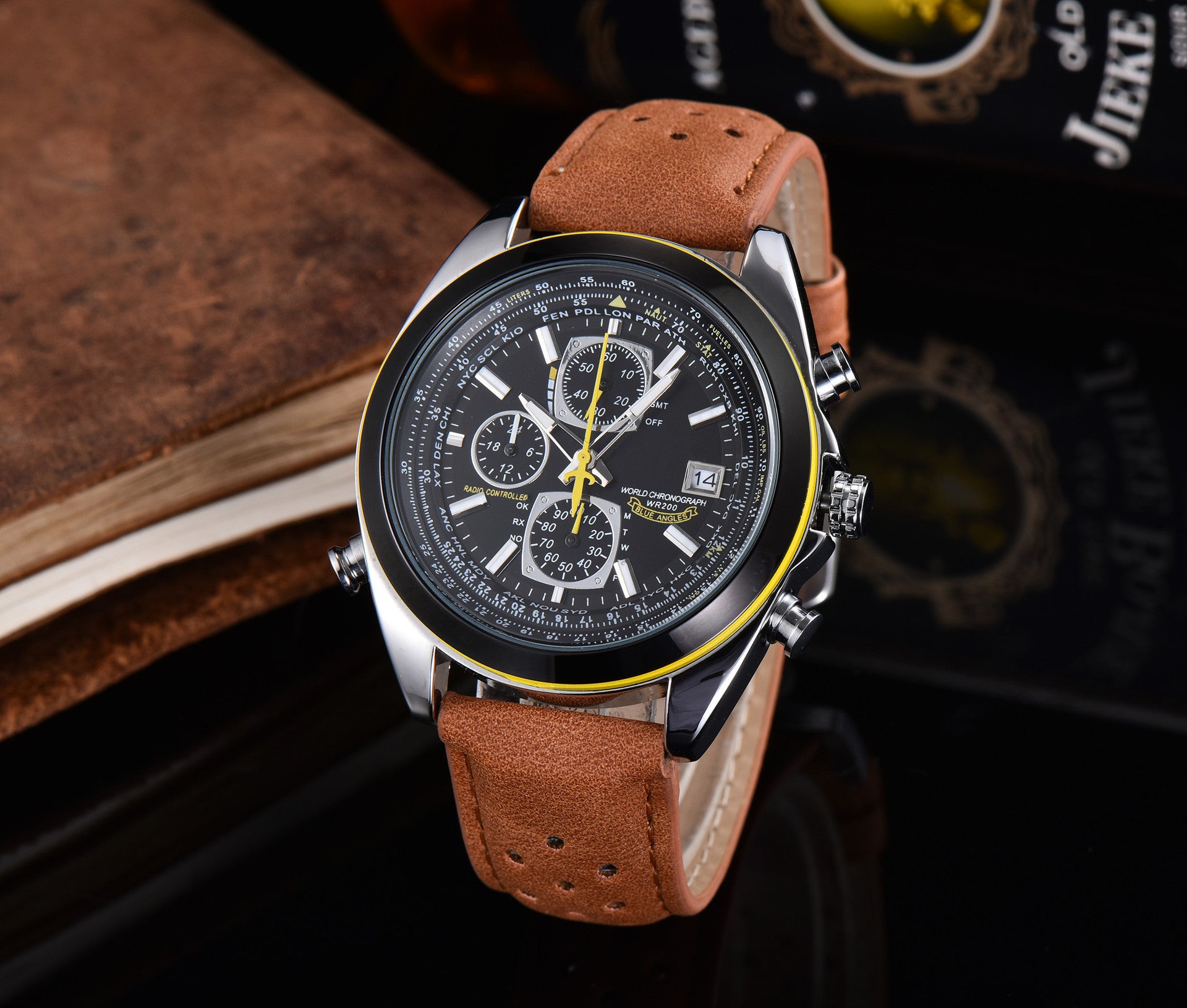 1 Foreign Trade Wis Products Men's 6-Pin Belt Quartz Watch