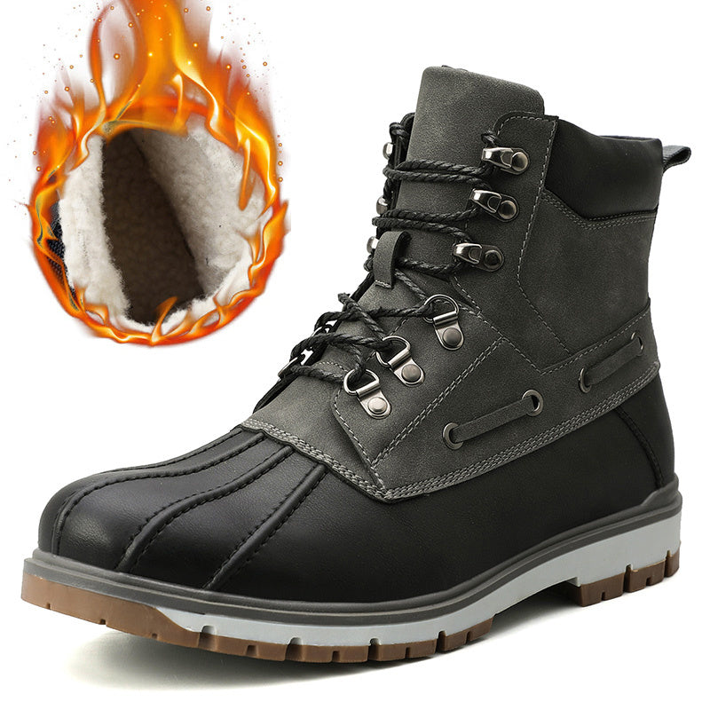 Martin boots men's British style winter warmth