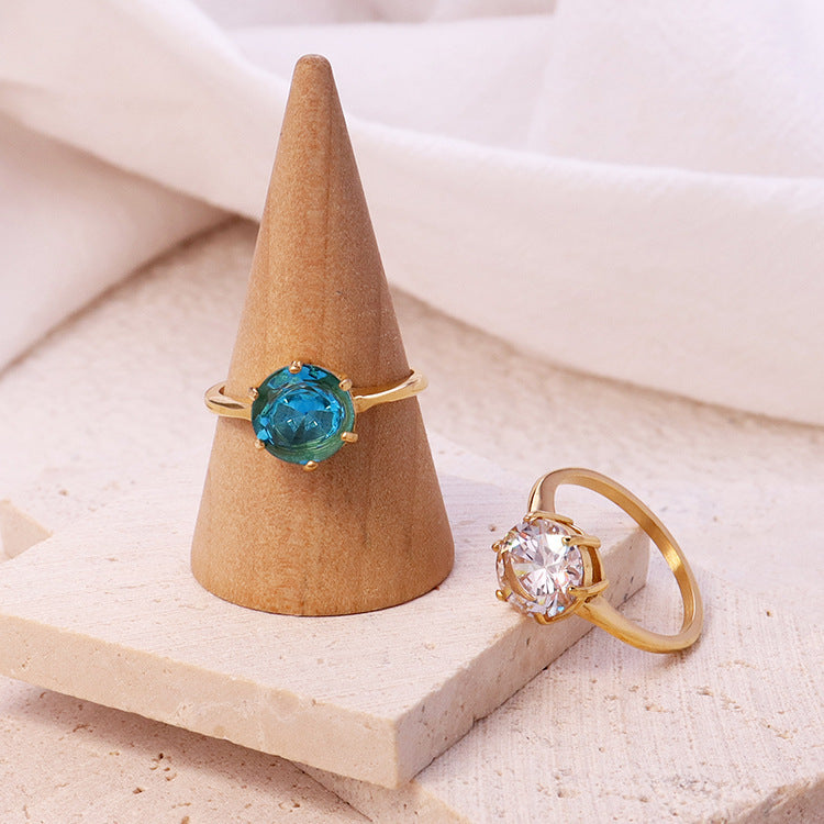 18K Gold Plated Stainless Steel Ring