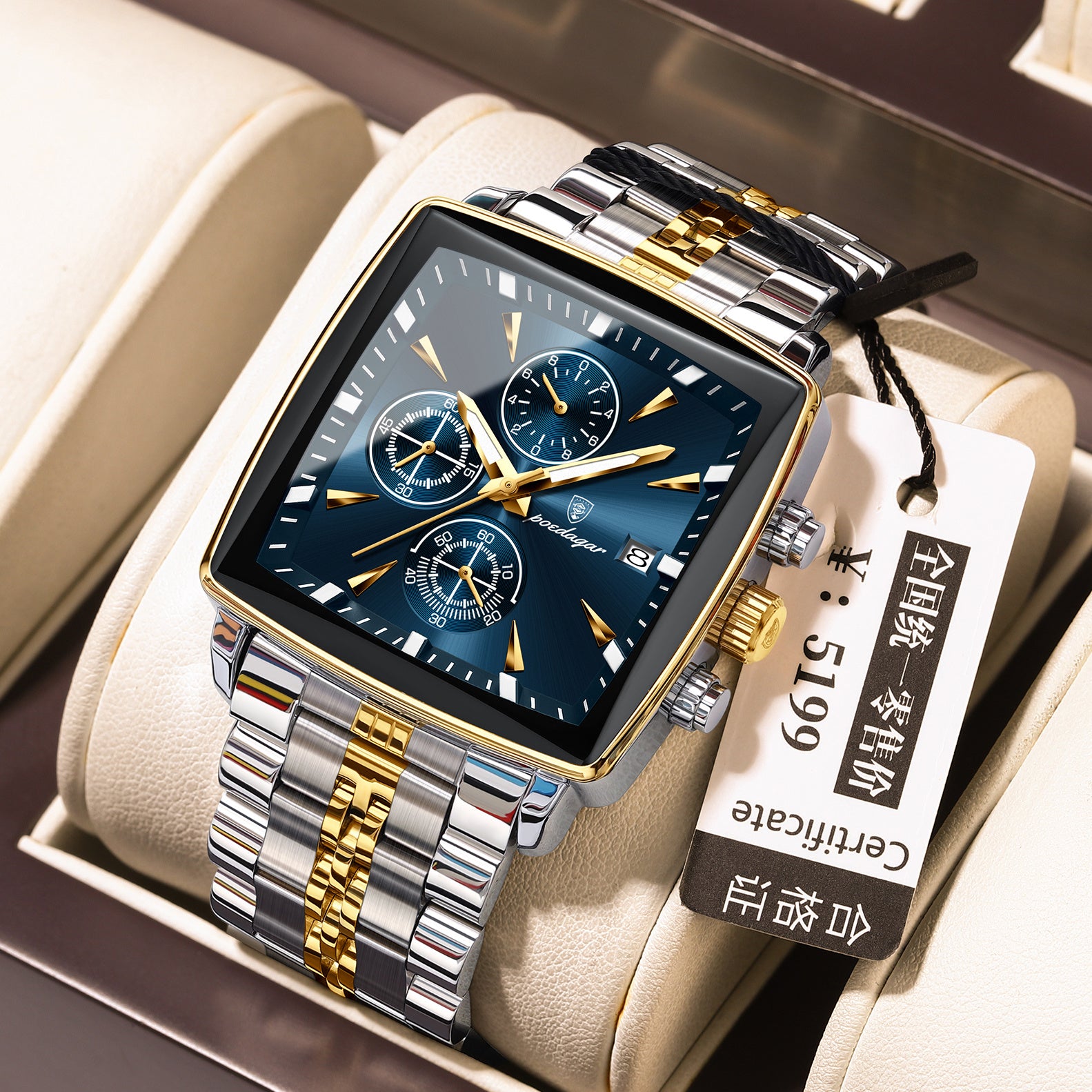 Men's Multi-functional Business Waterproof Fashion Watch