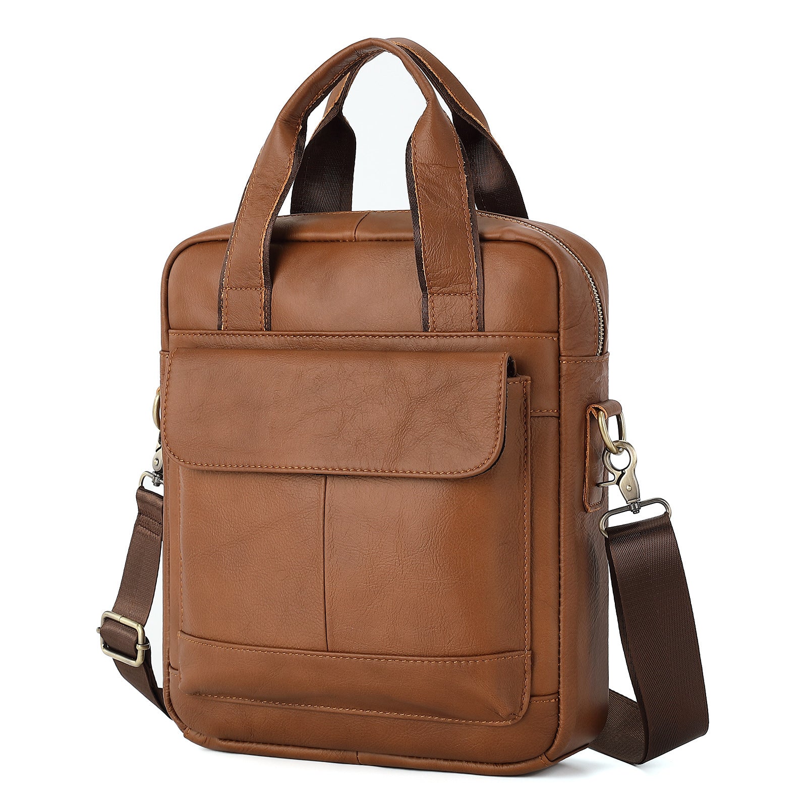 Vertical Briefcase Retro Men's Bag Handbag