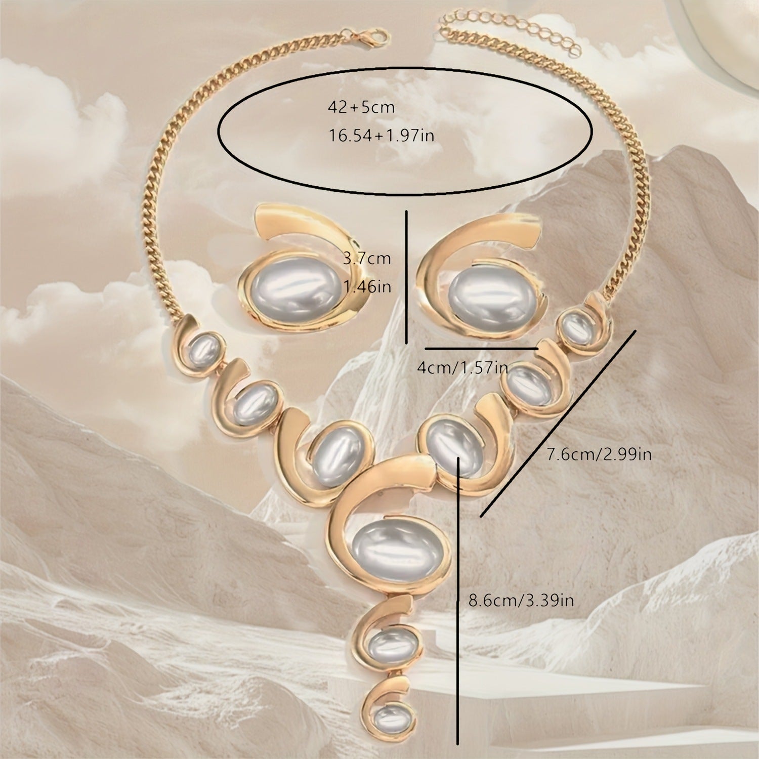 Snail Shape Exaggerated Trend Earrings Personality Design Suit