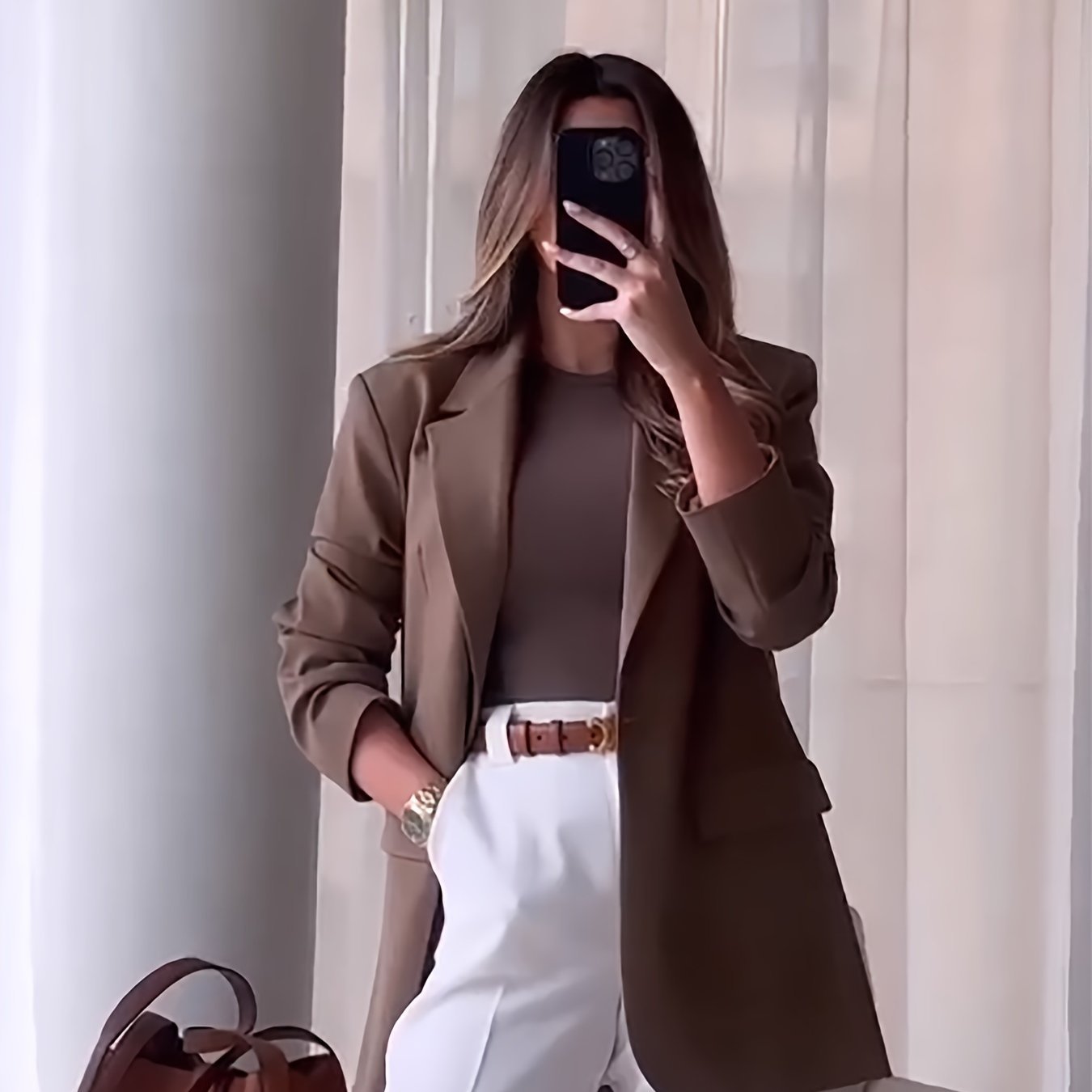 Stylish French Solid Color COAT