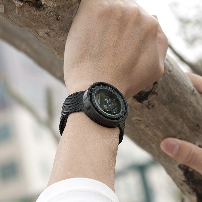 All-wood watch quartz watch three-eye multi-function watch