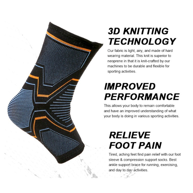 Nylon compression protects ankles