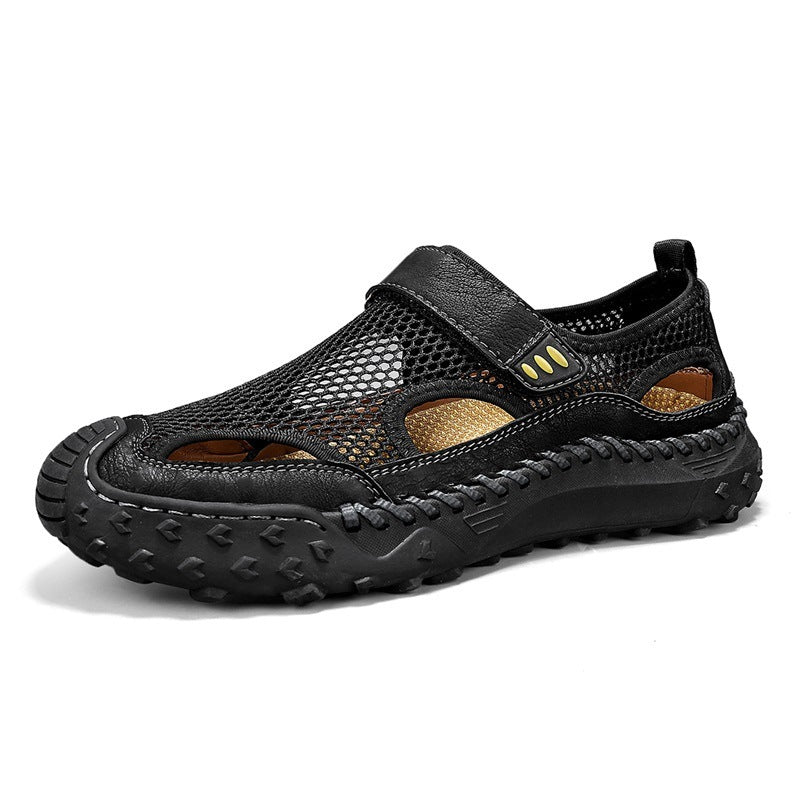 Summer Outdoor Casual Hollow Mesh Surface Breathable Men's Sandals