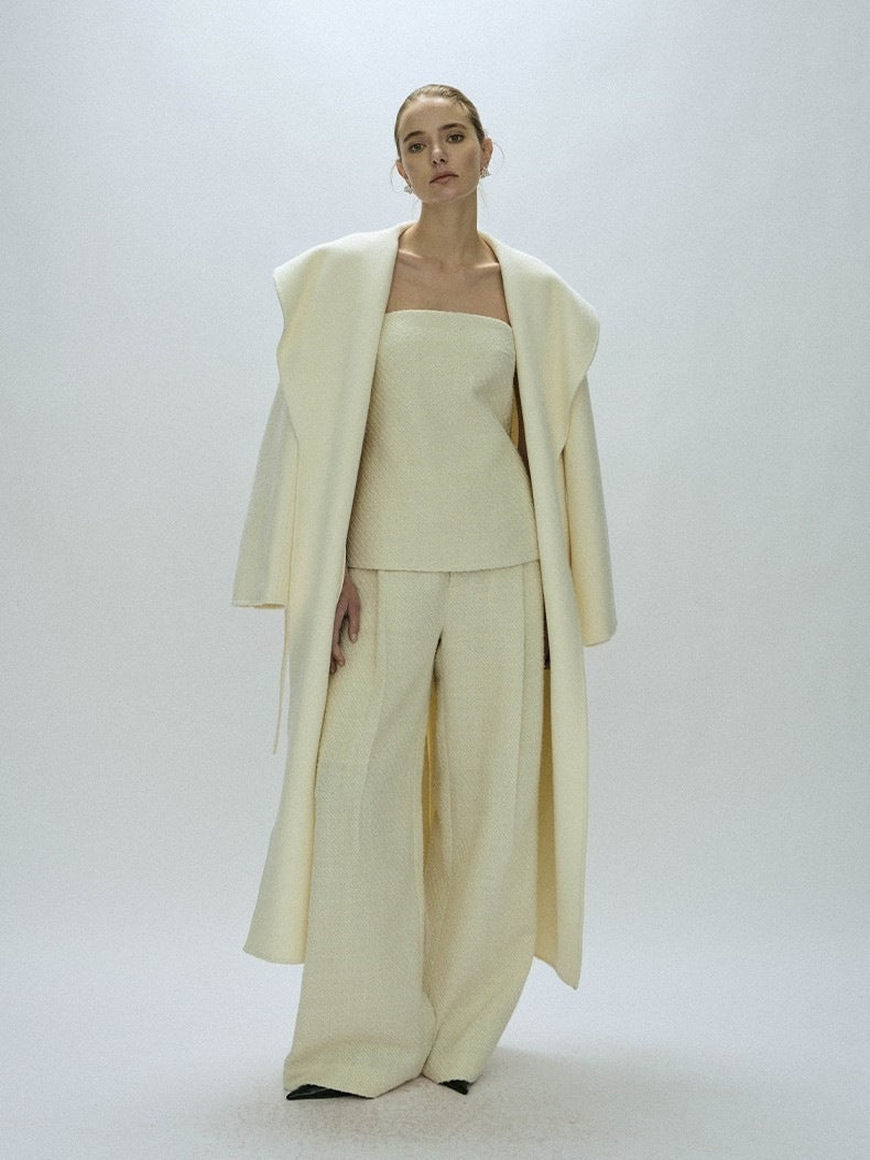 Women's Fashion Double-sided Wool Overcoat Coat