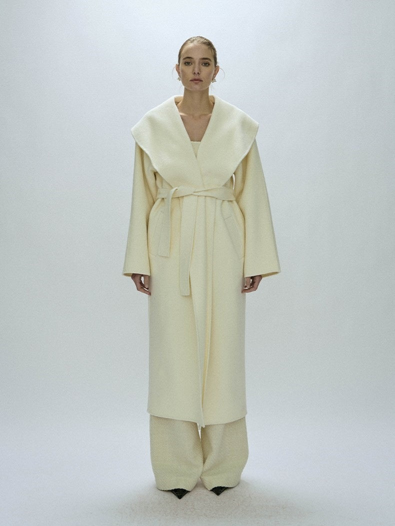 Women's Fashion Double-sided Wool Overcoat Coat