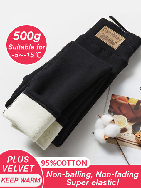 Thick Warm Winter Leggings For Women High Waist Velvet Leggi