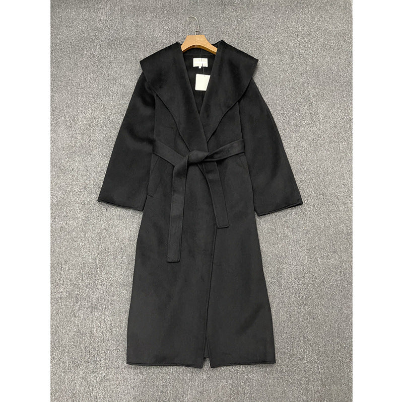 Women's Fashion Double-sided Wool Overcoat Coat