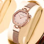 Fashion Simple Hexagonal Movement Women's Watch