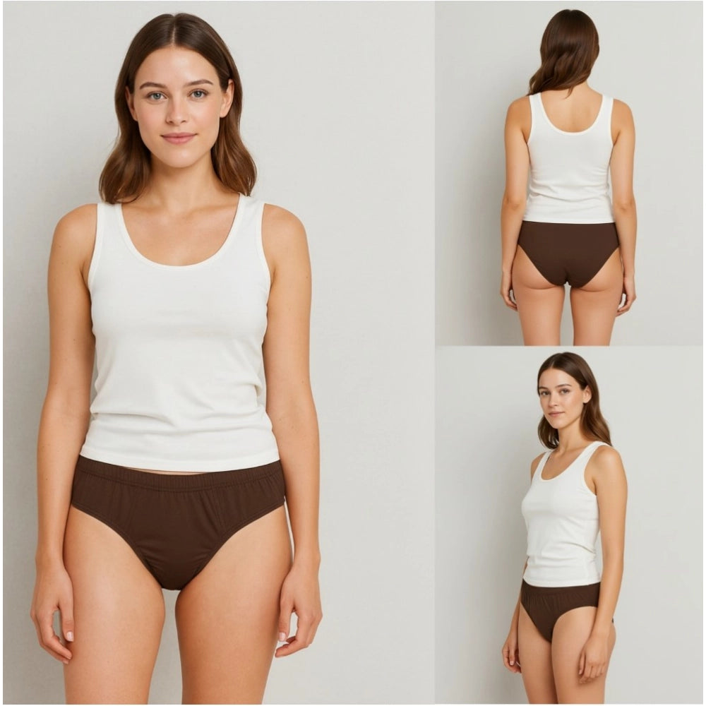 Pack of_3 Women's Cotton Solid Hipster Panty (Multicolor)