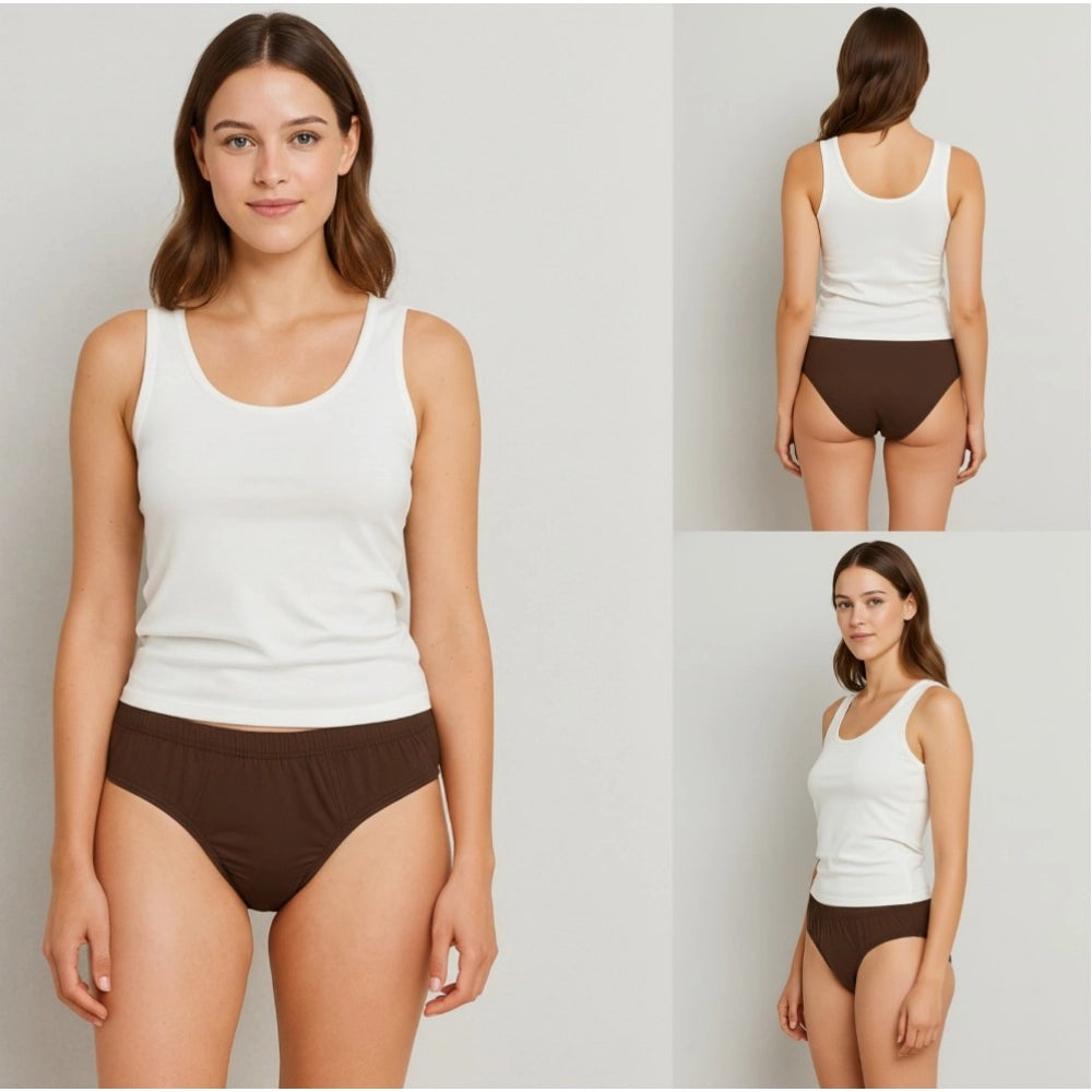 Pack of_3 Women's Cotton Solid Hipster Panty (Multicolor)