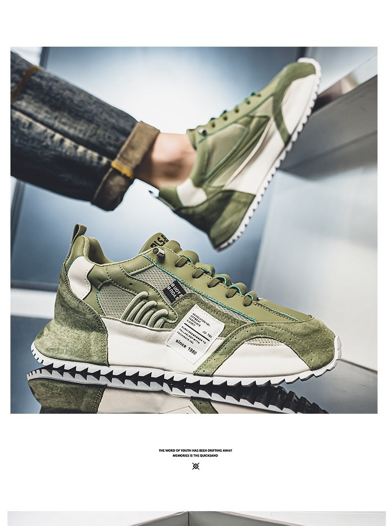 Men's Spring New Fashion All-match Casual Sneaker Thick Bottom Height Increasing Non-slip