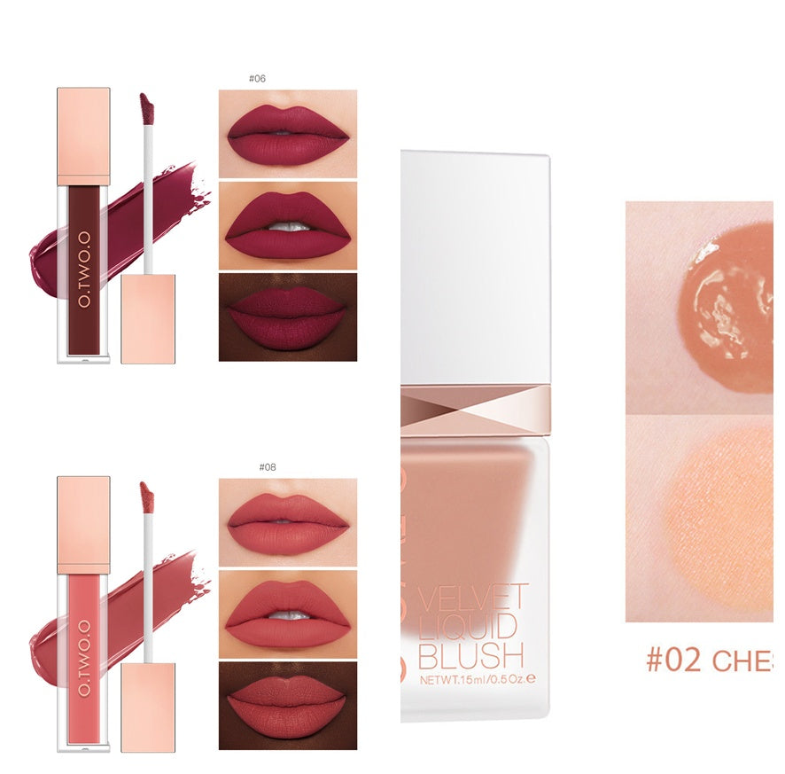 High-energy Dense Fog Matte 18 Color Lip Glaze Non-stick Cup Velvet