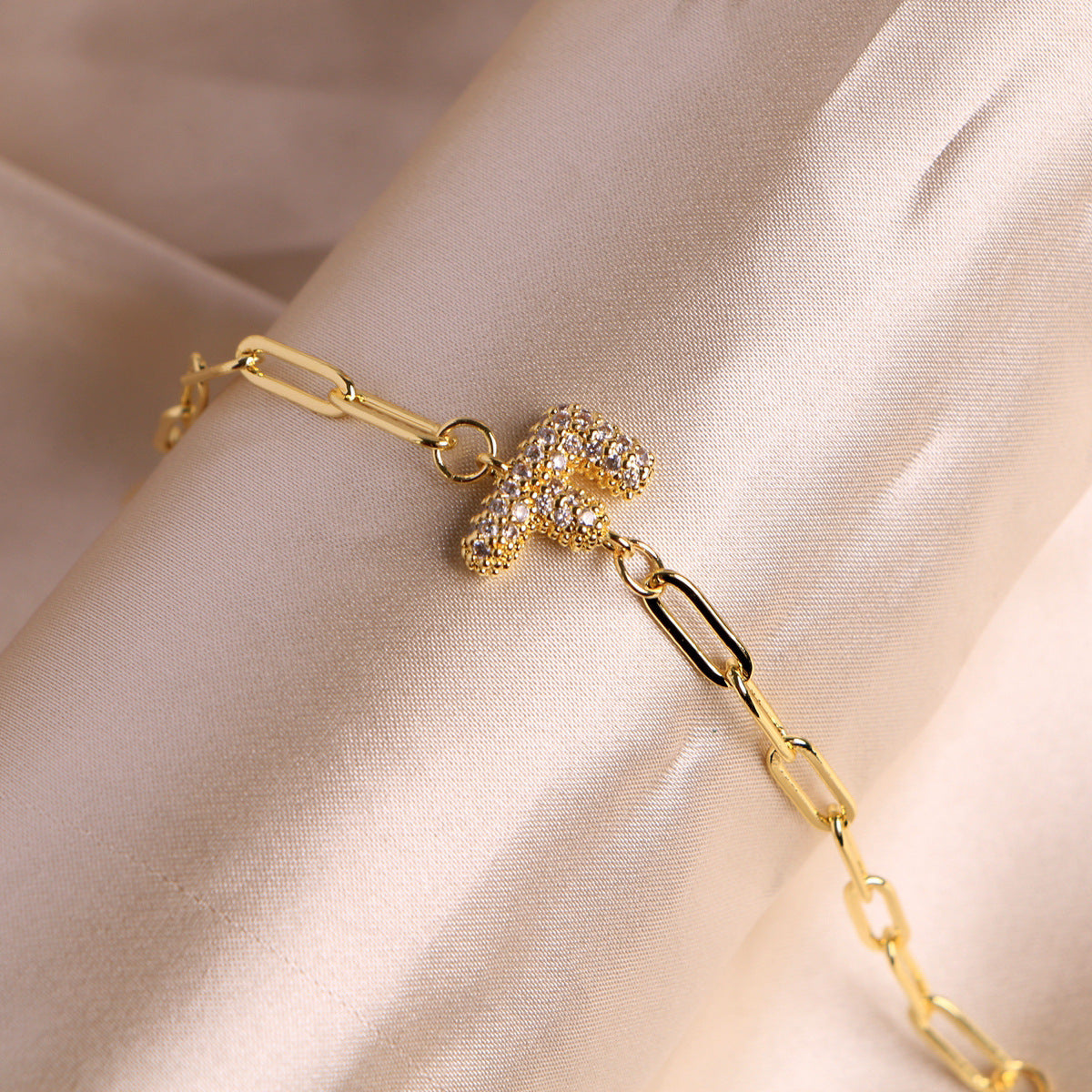 18K Bubble Balloon 26 English Zircon Clip Bracelet