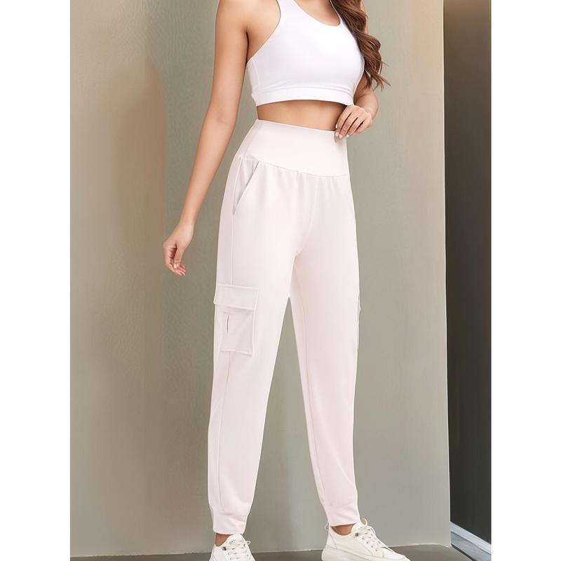 Sports Pants Wide Belt Women's Casual Trousers