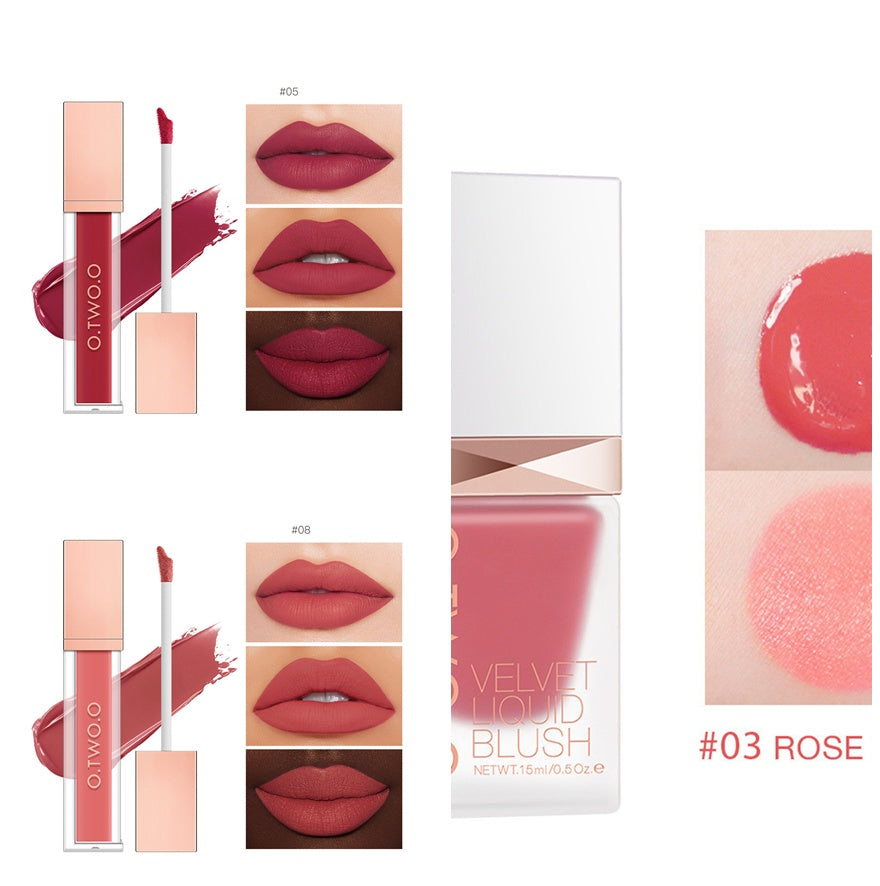 High-energy Dense Fog Matte 18 Color Lip Glaze Non-stick Cup Velvet