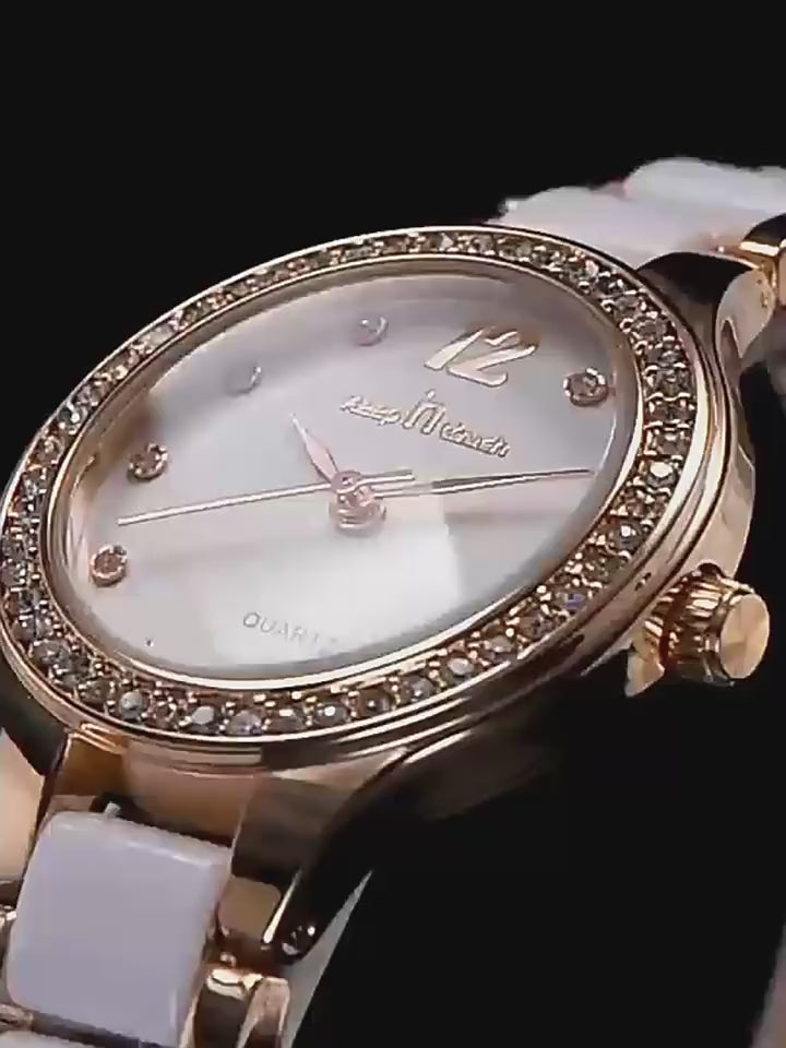 Load video: Women Watches Luxury Quartz Female Wrist Watches
