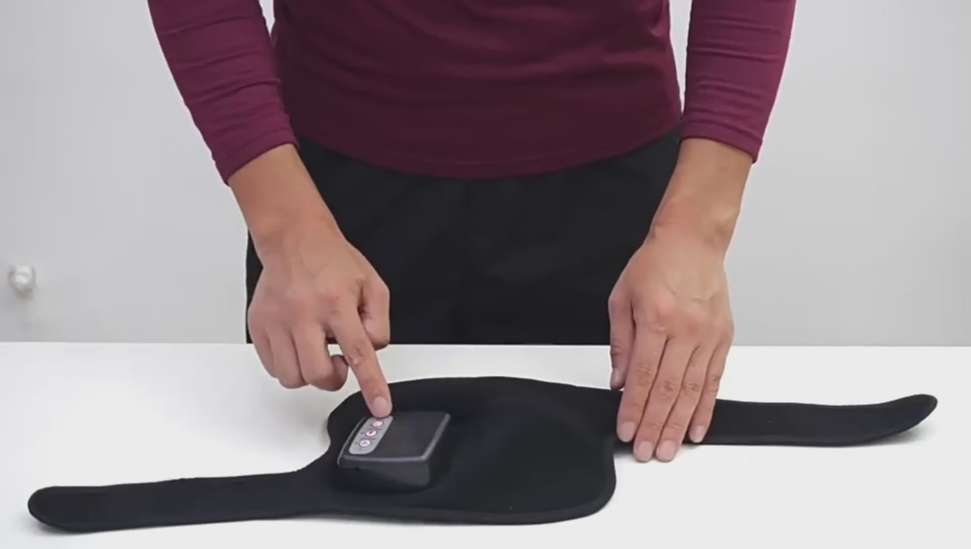 Load video: Electric Infrared Heating Knee Massager Wrap Elbow Joint Support Vibration Therapy Physiotherapy Machine Pain Relief Massageador