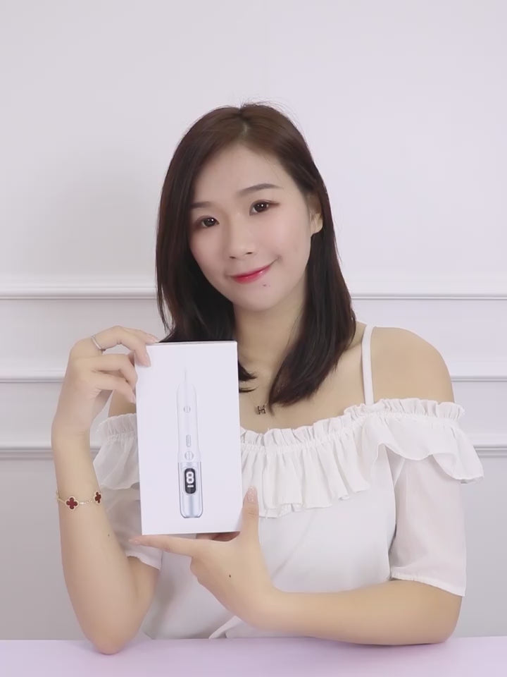 Load video: Tattoo Mole Removal Plasma Pen Laser Facial Freckle Dark Spot Remover Tool Wart Removal Machine Face Skin Care Beauty Device